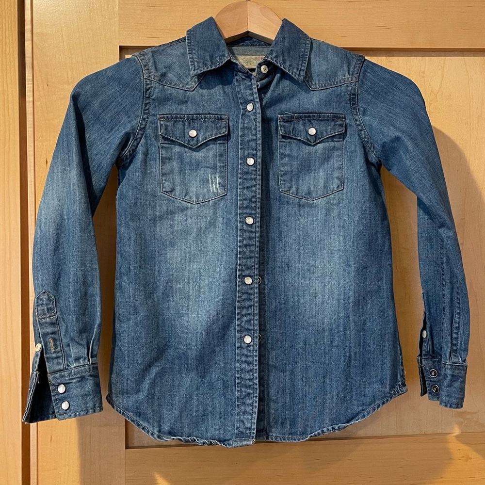 Girl’s size 8 Ralph Lauren jean shirt